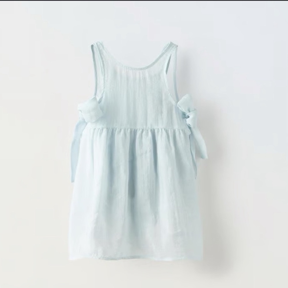 ZARA NWOT Light Blue Sleeveless dress